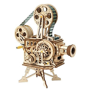 3D Wooden Puzzle Film Projector- Real Movie Play JaydeeBedding