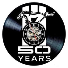Load image into Gallery viewer, Ford Mustang Vinyl Record Wall Clock