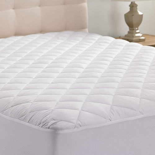 Quilted Fitted Mattress Protector - 40cm Wall