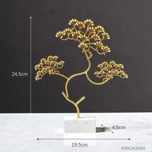Load image into Gallery viewer, Feng Shui Metal Lucky Tree Statues Home Decor