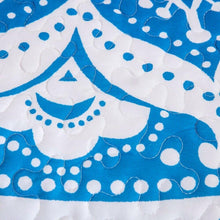 Load image into Gallery viewer, Blue Mandala Bohemian Queen Size Comforter Bedspread Coverlet Blanket Throw Rug JaydeeBedding