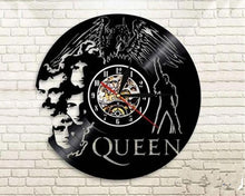 Load image into Gallery viewer, Queen Rock Band Vinyl Wall Clock - Multiple Designs
