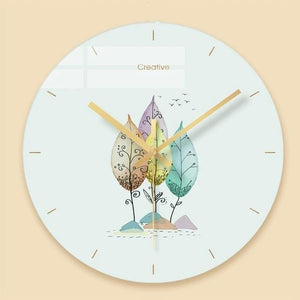 Glass & Crystal Modern Design Wall Clock