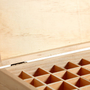 Essential Oil Storage Box Wooden 70 Slots Aromatherapy Container Organiser JaydeeBedding