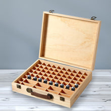 Load image into Gallery viewer, Essential Oil Storage Box Wooden 70 Slots Aromatherapy Container Organiser JaydeeBedding