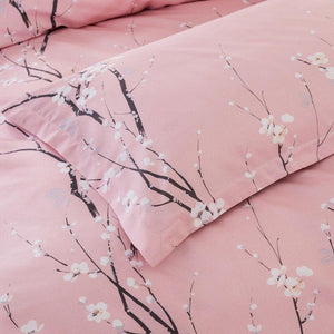 Floral Branch Pink Quilt Cover Set JaydeeBedding