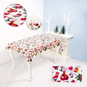 110x180cm Christmas Tablecloth Party Decor