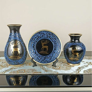 3Pcs/Set Ceramic vase 3D Stereoscopic Ornaments