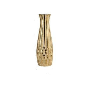 30CM Luxury Europe Gold Ceramic Vase