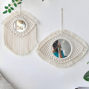 Wall Hanging Boho Decorative Mirror