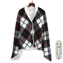 Load image into Gallery viewer, 140x80 Smart USB Plaid Wool Blanket