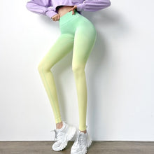 Load image into Gallery viewer, Women&#39;s Workout Gradient Color Leggings