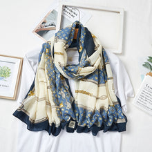 Load image into Gallery viewer, Decorative Women&#39;s Silk Scarf