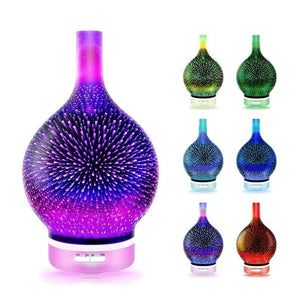 Home Essential 3D Firework Glass Aroma Diffuser JaydeeBedding