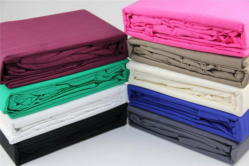 KING 375TC COTTON BOX PLEATED VALANCE/BED SHIRT 9 colors Jaydee Bedding