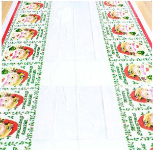 110x180cm Christmas Tablecloth Party Decor