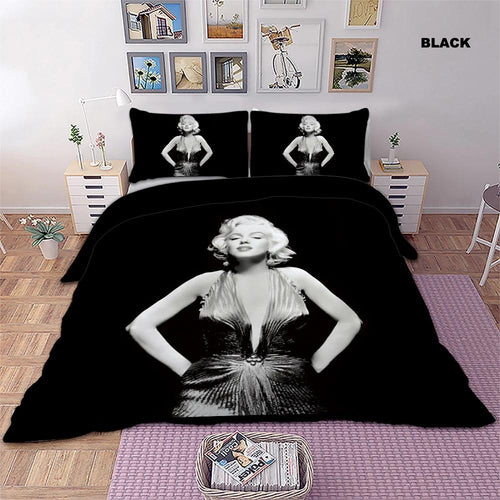 Marilyn 3D Quilt Cover Set JaydeeBedding