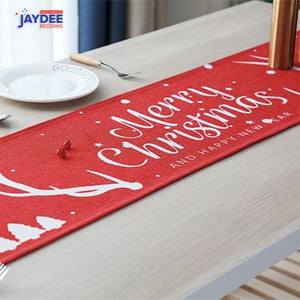 Merry Christmas and New Year Decoration Table Runners JaydeeBedding