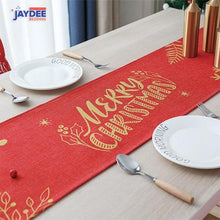 Load image into Gallery viewer, Merry Christmas and New Year Decoration Table Runners JaydeeBedding