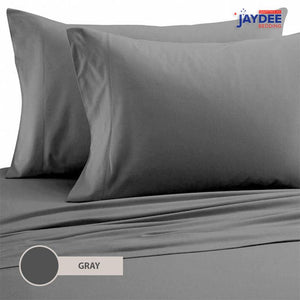 Plain Ultra Soft 4pcs Elastic Fitted Bed Sheet Set JaydeeBedding