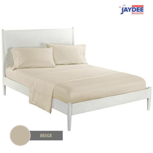 Plain Ultra Soft 4pcs Elastic Fitted Bed Sheet Set JaydeeBedding