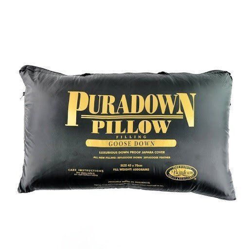 Puradown 80% Goose Down Standard Size Pillow JaydeeBedding