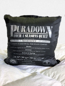 Puradown Four Seasons Clip Together 80% White Duck Down and Feather Duvet|Quilt JaydeeBedding