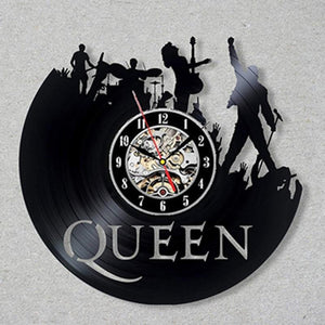 Queen Rock Band Vinyl Wall Clock - Multiple Designs JaydeeBedding