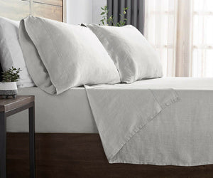 Luxury Ramesses Linen Blend Bed Sheet Set