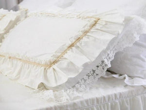 Ruffled Pillow Cover-Twin Pack