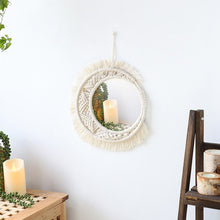 Load image into Gallery viewer, Wall Hanging Boho Decorative Mirror