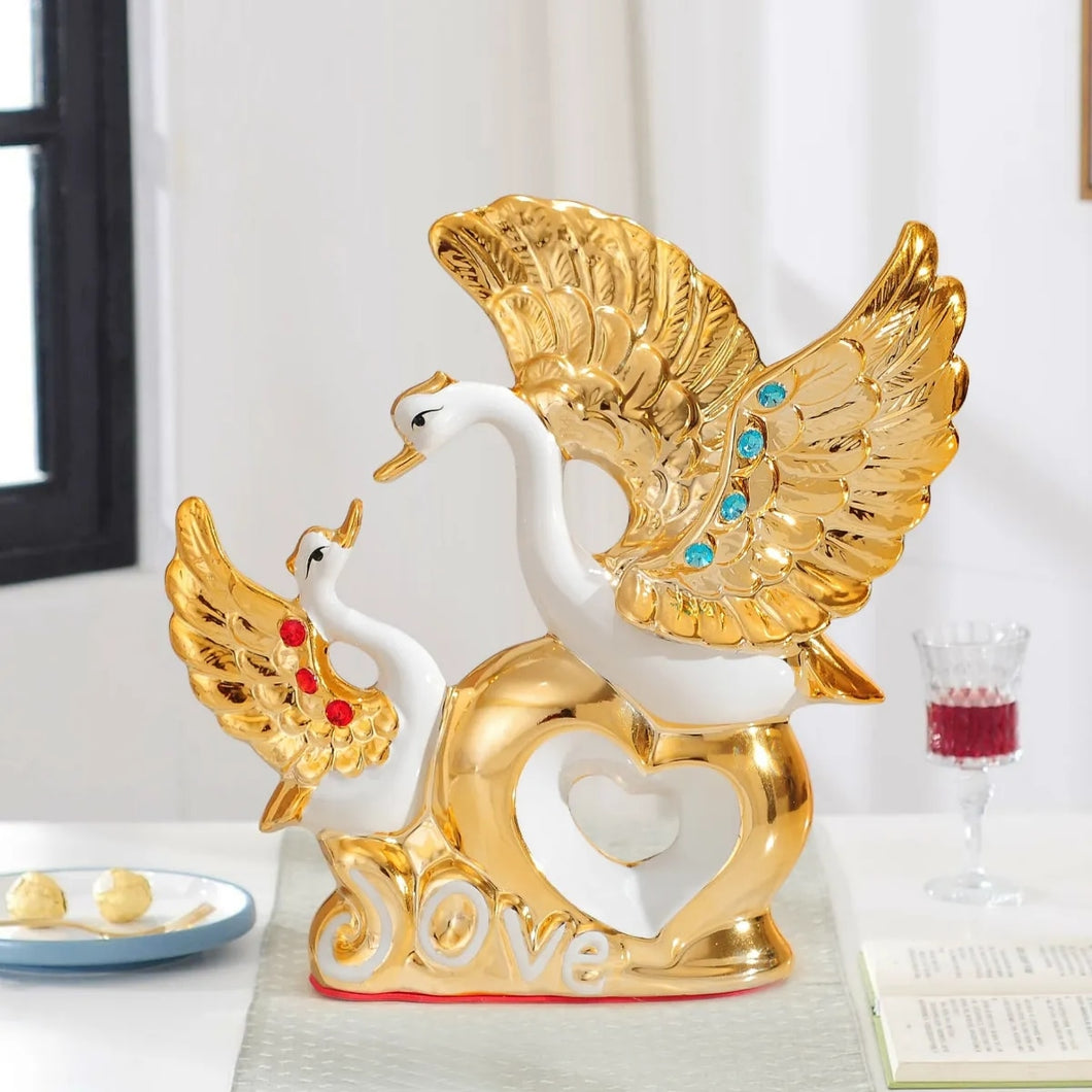 European Swan Love Wedding Decor Crafts