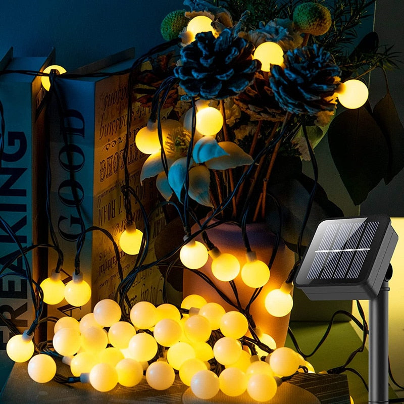 Multicolor LED Ball String Lights