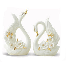 Load image into Gallery viewer, A Pair White Swan Lovers Home Decor