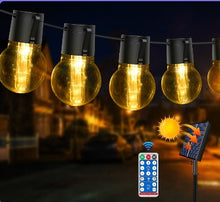 Load image into Gallery viewer, Solar String Lights Outdoor Patio Lights