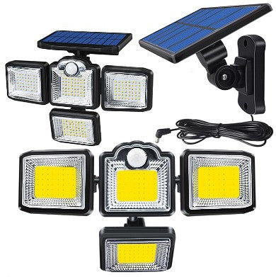 192/198 LED/COB Solar Motion Adjustable Lights