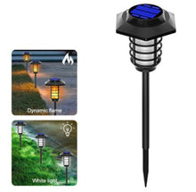 Load image into Gallery viewer, 2 in 1 LED Solar Garden Waterproof Torch Lamp