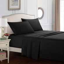 Load image into Gallery viewer, Bedsheet Set with Elastic fitted, Flat and Pillowcases