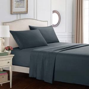 Bedsheet Set with Elastic fitted, Flat and Pillowcases