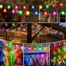 Load image into Gallery viewer, 48FT 15LED RGB Shatterproof Solar String Garland Light