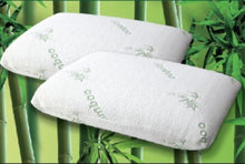 Load image into Gallery viewer, Twin Pack Bamboo Pillow JaydeeBedding