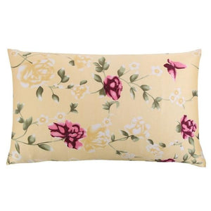 Twin Pack Mulberry Floral Silk Pillowcase With Zipper JaydeeBedding