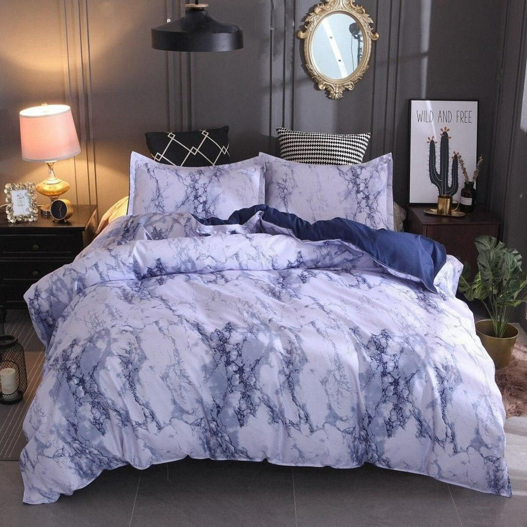 Marble Quilt Cover Set