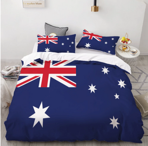 3D Australian Quilt Cover- Plus other Flags