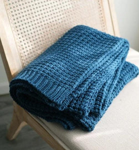 Knitted Travel Blanket