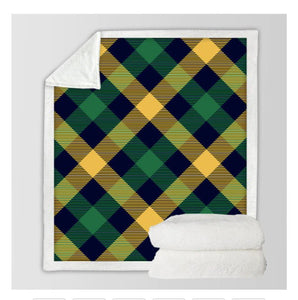 Tartan Scottish Plush Blanket