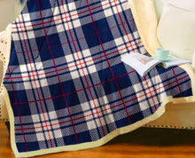 Load image into Gallery viewer, Tartan Scottish Plush Blanket