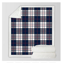 Load image into Gallery viewer, Tartan Scottish Plush Blanket