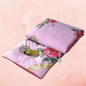 100% Silk Cotton Floral Breathable Quilt