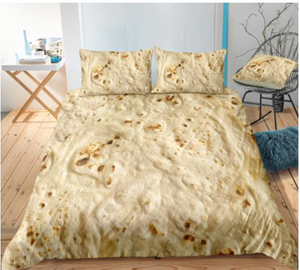 3D Pattern Food Theme Quilt Cover Sets